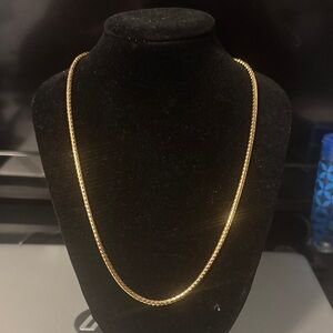 New Classic Gold Tone 161/2 inch Chain Necklace - Elegant Women's Jewelry